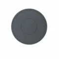 Dark grey large round silicone heat insulation mat 22cm table placemat anti-scald pad - 22cm / Dark Gray