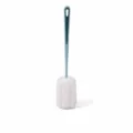 Long handled cup brush with cleaning sponge head, 25cm cleaning brush for bottles and cups. - Blue
