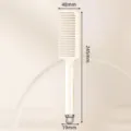 Wide tooth detangling hair comb household anti-tangle straight hair massage styling tool - Cream