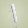 Multi-functional threader and seam ripper tool for sewing, white and gray color variant - Grey-White