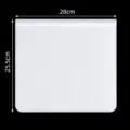 Transparent plastic food storage ziplock bag 28x25.5cm kitchen fresh keeping seal bag - Extra Large (28x26cm)