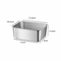 Caja de almacenamiento de alimentos cuadrada pequena de acero inoxidable diagrama. - Caja de Regalo Pequeña