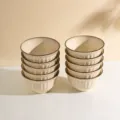 Vintage set apo mpola ryzioy keramika, retro styl ypiresia trapezioy gia koyzina kai spiti. - Συσκευασία 10 Μπολ Ρυζιού 4,8 Ιντσών