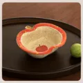 Bol pomme en céramique rétro, jolie vaisselle en forme de fruit, plat décoratif pour la maison. - Bols en forme de pomme 5,5 pouces - Pomme rétro