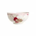Joli bol de riz en céramique avec motif de lapin, 17,7 cm, capacité 1200 ml pour usage quotidien. - Hepburn Lapin / Bol de 7 pouces