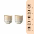 Set de bols à riz en céramique sous glaçure style japonais, bols à soupe 4.5 pouces pour cuisine. - Bol à Riz 4.5 Pouces 10 Pcs
