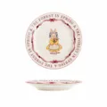Assiette en céramique mignonne avec motif de lapin, plat creux à bord large de 9 pouces pour table. - Hepburn Lapin / Assiette Plate à Large Bord de 9 Pouces