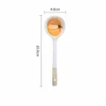 Cuillère à long manche en céramique variante avec joli motif de citrouille pour cuisine et dessert. - Cuillère à long manche 6,6 pouces