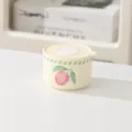 Bol Bento en Céramique avec Motif Pêche Contenant de Nourriture pour Micro-Ondes 300ml - Pruneau / 4 Pouces (300ml)
