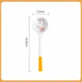 Cute ceramic long-handled spoon with adorable rabbit pattern, perfect for dessert and coffee. - 6.6-Inch Twisted Spoon