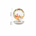 7 inch ceramic dinner plate autumn pumpkin pattern European style tableware home kitchen - 7-Inch Nordic Round Plate