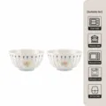 Juego de 2 cuencos de cerámica de lujo estilo francés, cuencos de sopa de porcelana de 6 pulgadas. - Cuencos Xinya de 6 pulgadas - Fanghua - set de 2