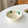 Bol à salade en céramique crocodile mignon 16cm vaisselle pour enfants variante - Bol à nouilles 6,2 pouces / M. Crocodile