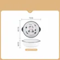 Ciotola doppia in ceramica mucca carina 7.5 pollici stoviglie da cucina utensile piu - Ciotola a doppio manico a righe da 7,5 pollici - Mucca Dudu