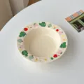 Ciotola in ceramica per bambini, piatto insalata con cartoni animati da 21cm per uso quotidiano. - Piatto per Pasta da 8 Pollici / Sig. Coccodrillo