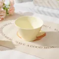 Bol conique en céramique crème 5 pouces vaisselle portion individuelle pour céréales et nouilles - 5 Pouces / Bol en Forme de Chapeau 5 Pouces - Blanc Truffe