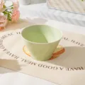 Bol douli en céramique vert lait, vaisselle domestique de 5 pouces pour soupe de nouilles. - 5 Pouces / Bol conique 5 pouces (Vert crème)
