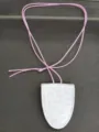 Rosa Leder Magnetische Brillenhalter Halskette, Stilvoller Hängender Sonnenbrillen Clip - Rosa Leopard
