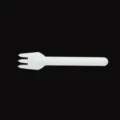Tenedor de fruta desechable de pulpa de caña de azúcar vajilla biodegradable 15.8cm - Tenedor