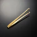 Pinza de comida de acero inoxidable 304 dorado, 24 cm de largo para bistec, pan y barbacoa. - Oro 24 cm