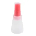 Bouteille pinceau à huile en silicone pour cuisson, friteuse et barbecue. Résistant. - Rouge