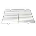 Portable square stainless steel wire BBQ grill mesh for outdoor camping and cooking. - Small: 30x20.5x1.5cm