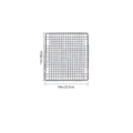 Baking cooling rack with grid design, fast cooling wire rack for cookies and cakes 11x10in - Black 28x25.5x1.8cm (PP Bag)