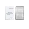 Rejilla de enfriamiento negra de alambre metalico 40x25.5cm herramienta de cocina sku - Negro 40*25.5*1.8cm (Caja de Color)