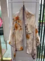Chinese style floral print silk scarf high-end fashion long shawl versatile accessory for women - Style 10 (Botanical Flowers & Butterflies)