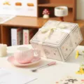 Pink ceramic coffee cup and saucer set with spoon and gift box, elegant afternoon tea drinkware. - 270ML / Pink