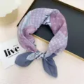 Vintage paisley bandana square scarf for men and women hip hop stylish neckerchief. - Pink Sunflower Paisley