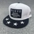 Gorra de béisbol hip-hop visera plana estilo streetwear moda unisex verano detalles - Ajustable / Ala plana blanca [NUEVO]