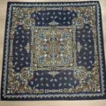 Foulard quadrato stampa cachemire retro donne stile di lusso vintage blu scialle 90cm - YY-2