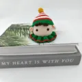 Handmade Crochet Christmas Elf Keychain Cute Wool Bag Pendant Holiday Gift Accessory - Elf Doll Pendants