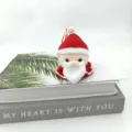 Handmade crochet Santa Claus keychain bag pendant cute wool Christmas decoration accessory - Santa Claus Pendant