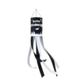 Halloween windsock hanging decoration black white ghost flag outdoor party ornament detail - 04