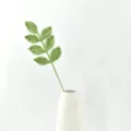 Ramo di foglie verdi all'uncinetto fatto a mano pianta artificiale decorazione - Foglie per tutte le stagioni verde menta