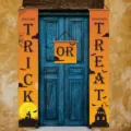 Διακοσμητικό banner πόρτας Halloween trick or treat κρεμαστή πινακίδα για εξωτερικό πάρτι - Στιχάκια 2218