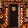 Conjunto de pancartas de puerta de Halloween banderas sangrientas decoración de fiesta - Dísticos del Festival de la Primavera 2101