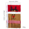 Housse de Poignée de Réfrigérateur de Noël Tricot Renne Protecteur de Porte Décoration - Cerf