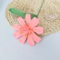 Fiore rosa lavorato all'uncinetto a mano lana simulazione floreale decorazione variante - Rosa