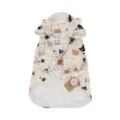 Imperméable pour animal de compagnie motif chat beige avec capuche et oreilles pour chiots. - FB / Chat