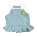 Niedliches Welpenkleid blaue Haustierweste mit Ananas Dekor atmungsaktive kleine Hundekleidung - FB / Hellgrünes Trägerkleid