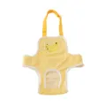Yellow striped dog physiological pants with cute banana embroidery waterproof pet diaper harness. - Yellow Banana Style