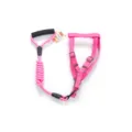 Pink pet leash and harness set for small dogs, durable nylon walking strap and chest. - Pink Leash and Harness Set