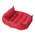 Rotes faltbares Haustierbett multifunktionales Katzenkissen weiche Matte fur Hunde - S / Retro Kupfer