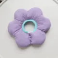 Cute flower pet recovery collar purple soft cone anti-lick Elizabethan collar for dogs cats - S (Fits Neck 15-20cm) / Taro Purple