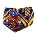 Geometric print pet bandana, vibrant colorful cat and dog bib, adjustable neck accessory. - S / Scottish Print