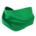 Solid green color pet bib dog bandana soft cotton neck scarf breathable pet accessory - S [Suitable for Neck Girth up to 28cm] / Forest Pine Needle Green