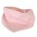 Solid pink pet bandana bib, soft cotton triangular neckerchief for dogs and cats, easy snap. - Gentle Cherry Blossom Pink